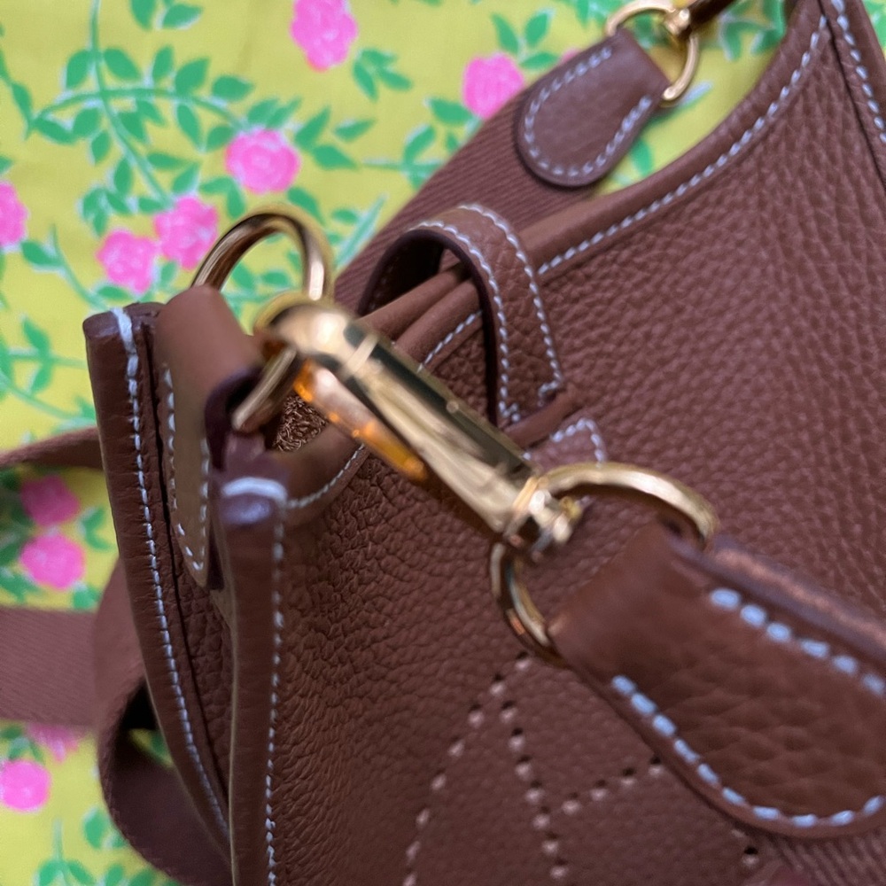 Hermes Gold on Gold TPM Evelyne Mini - Picture 10 of 16